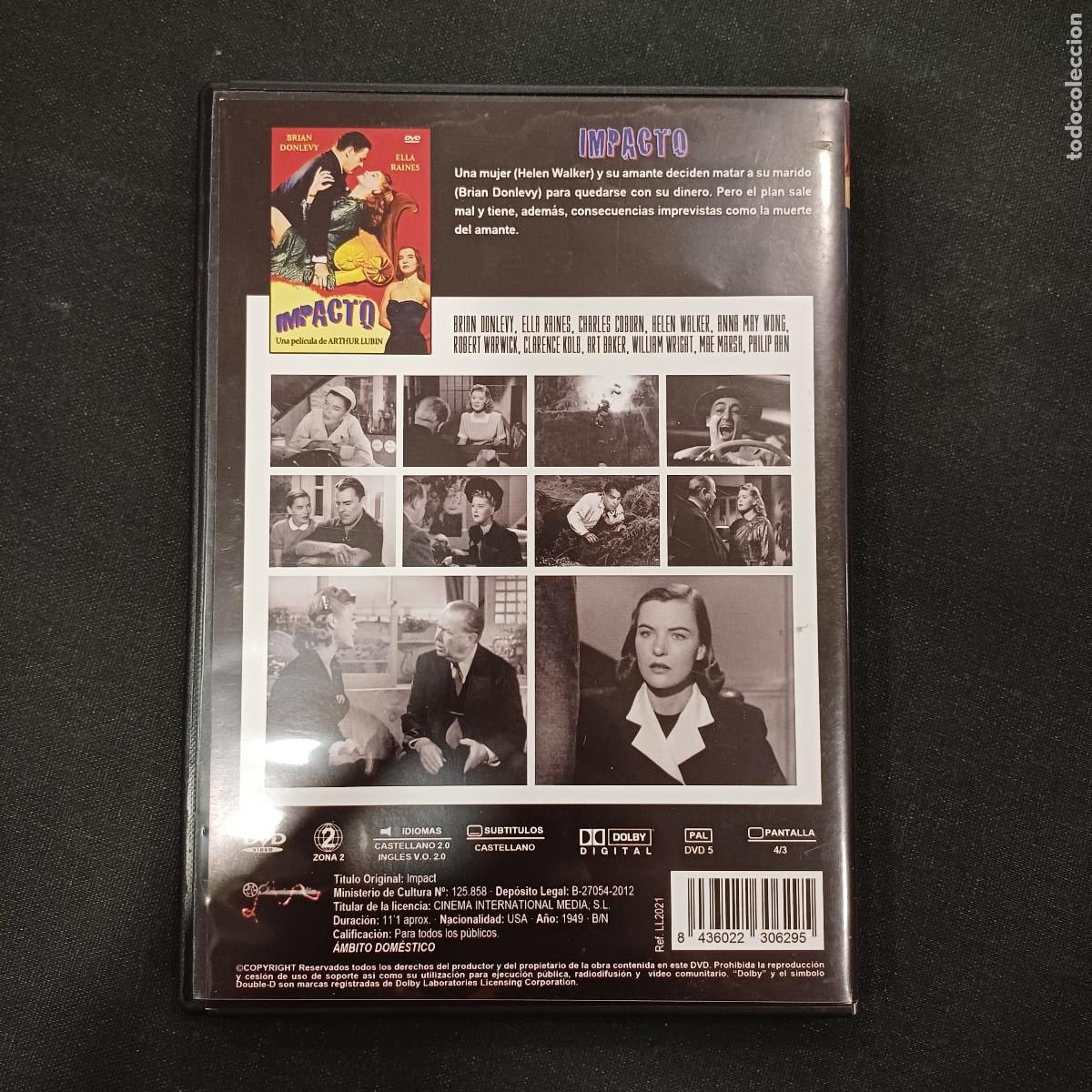 Cine: IMPACTO/BRIAN DONLEVY/DVD. - Foto 3