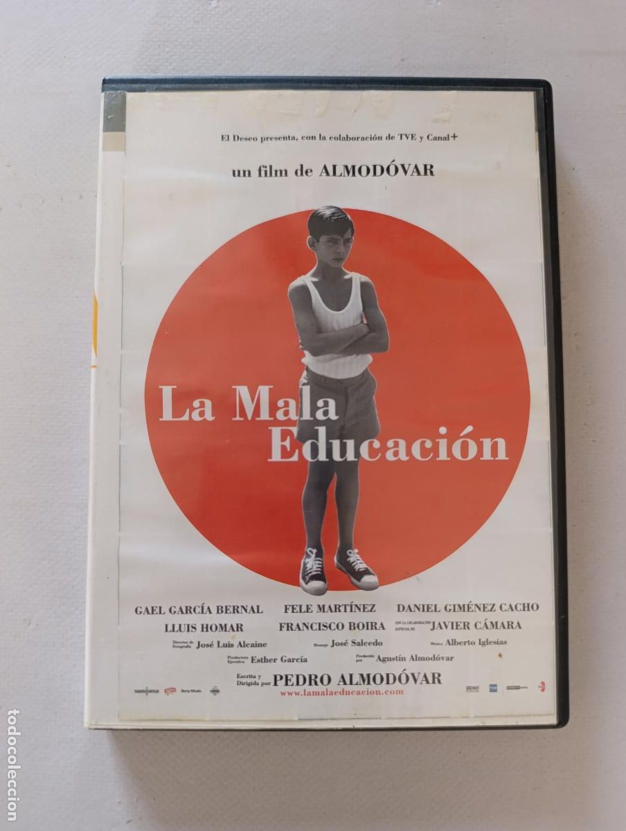 Cinema: DVD LA MALA EDUCACION - ALMODOVAR (6L)