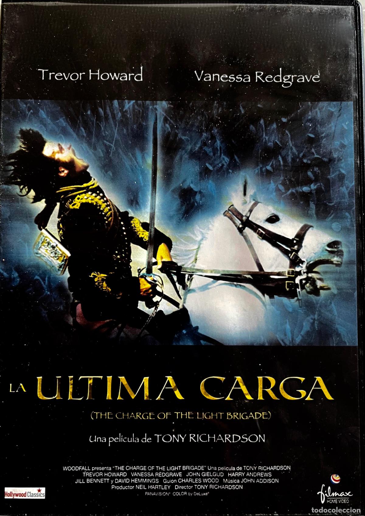 Cinema: LA ULTIMA CARGA. THE CHARGE OF DE LIGHT BRIGADE. TONY RICHARDSON. VANESSA REDGRAVE. DVD