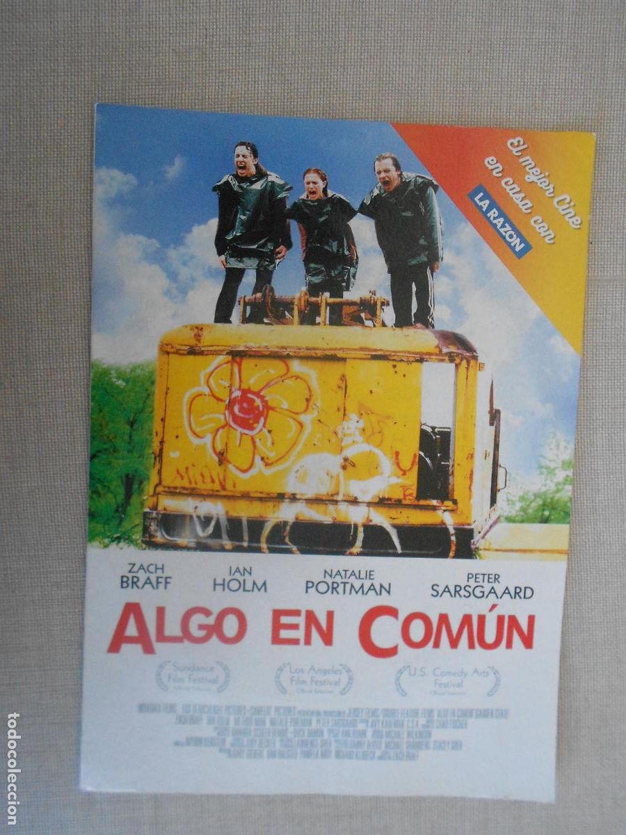 Cinema: ALGO EN COMUN -ZACH BRAF , IAN HOLM - NATALIE PORTMAN -PETER SARSGAARD- DVD