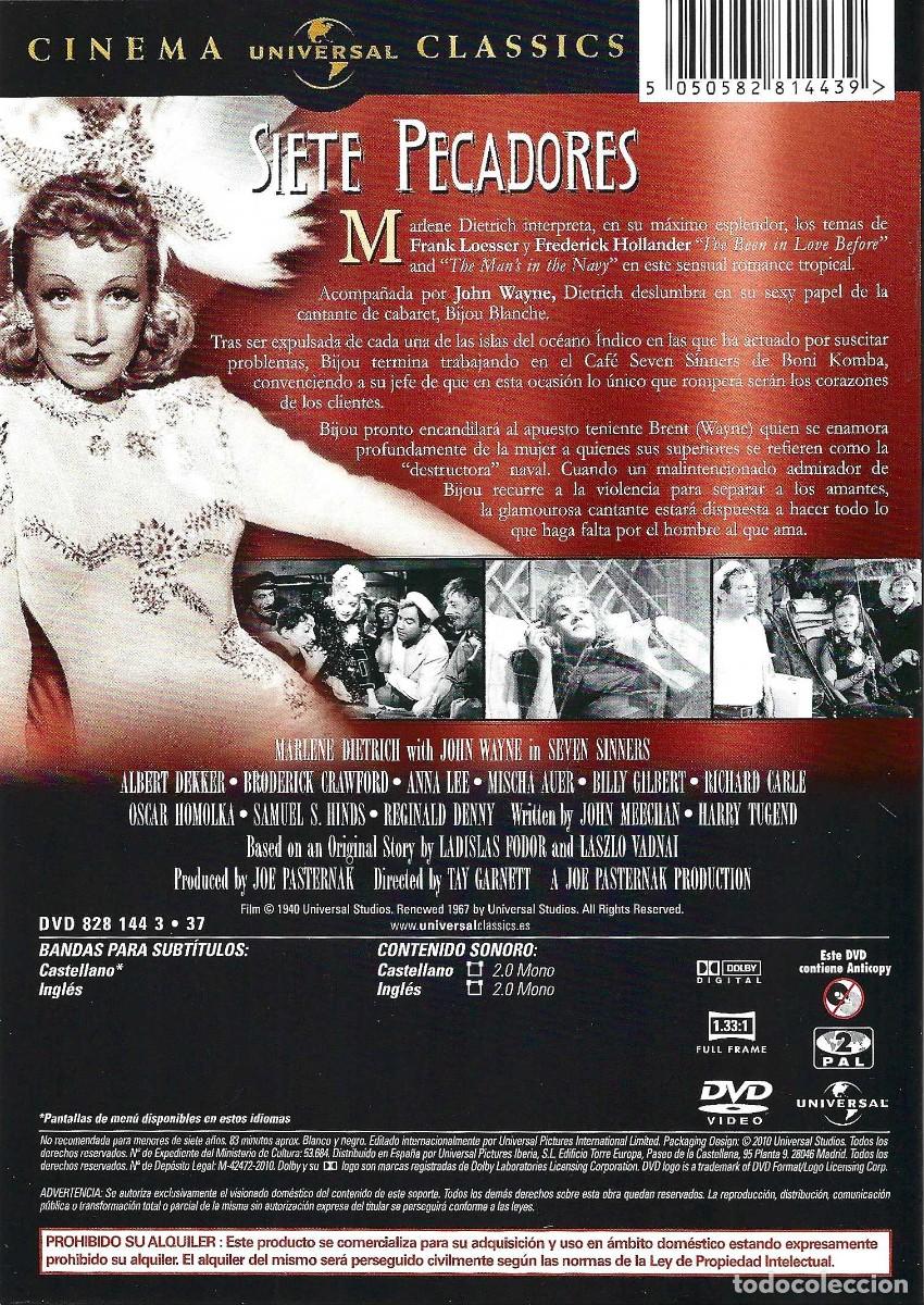 Cine: SIETE PECADORES MARLENE DIETRICH - Foto 2