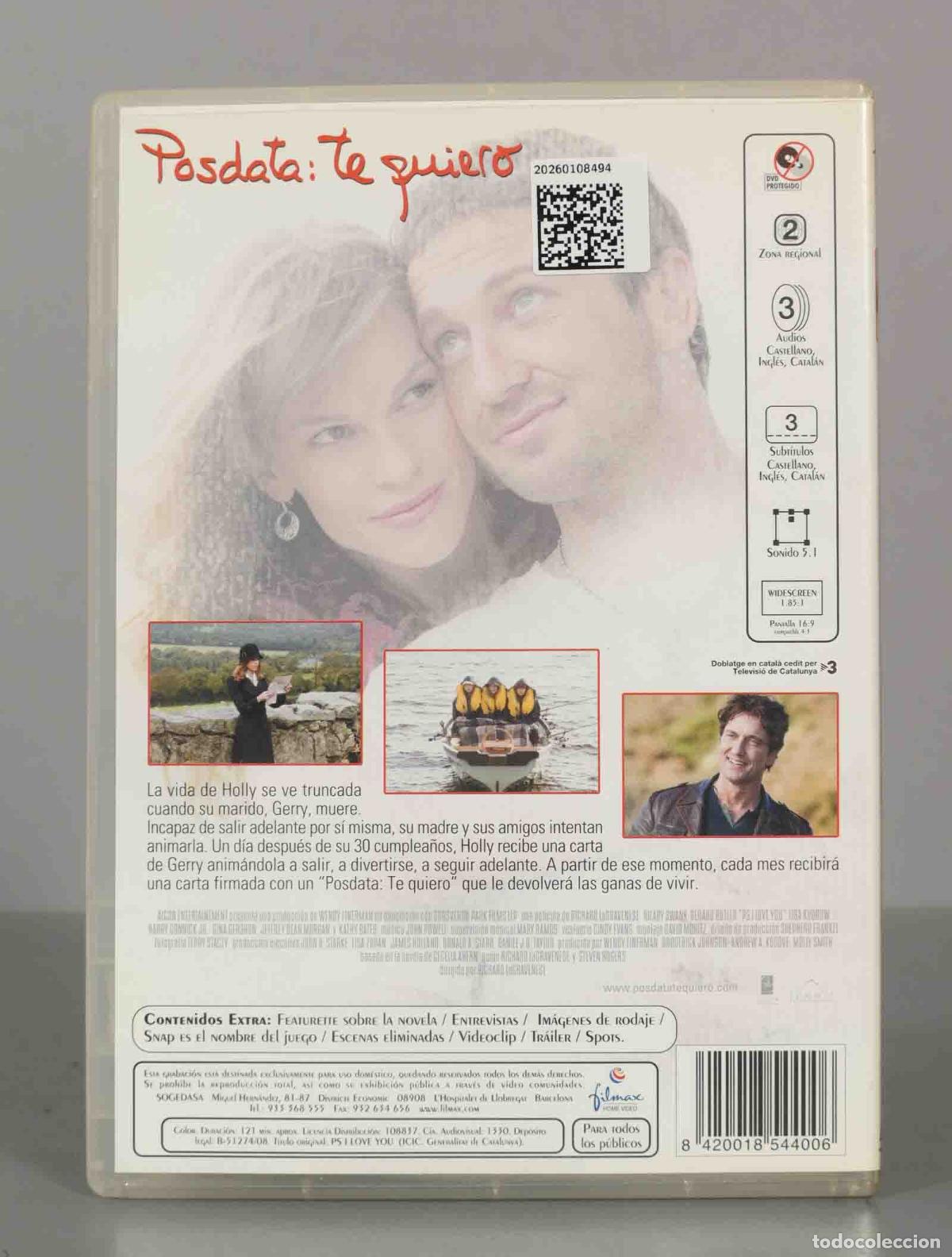 Cine: DVD. Posdata: Te quiero. - Foto 2