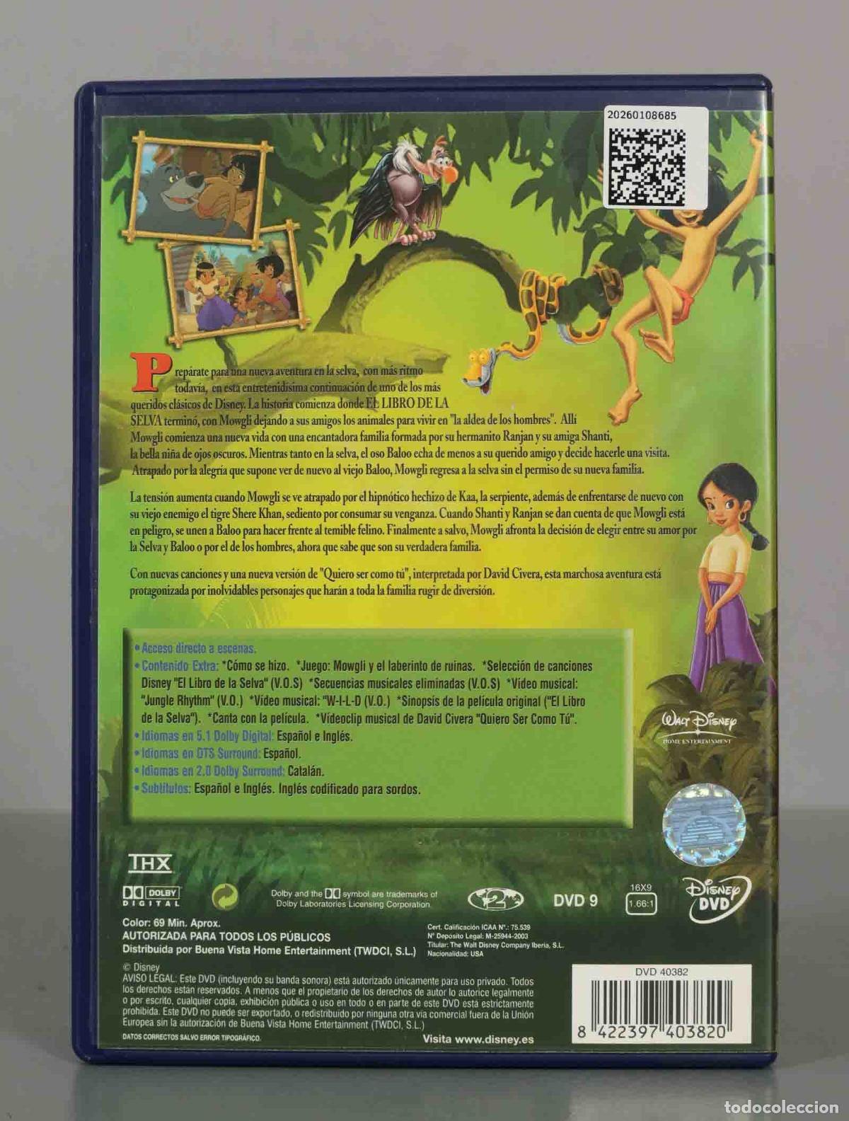 Cine: DVD. EL LIBRO DE LA SELVA 2. - Foto 2