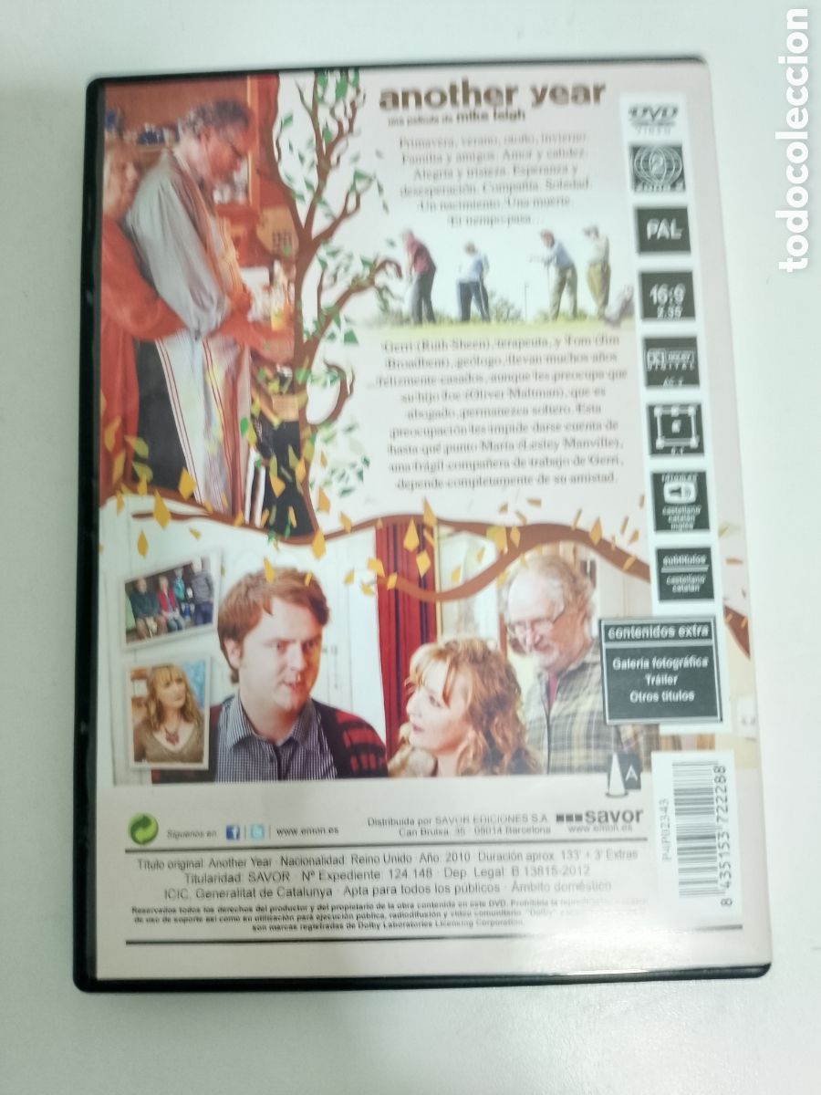 Cine: ANOTHER YEAR - DE MIKE LEIGH - DVD - Foto 2