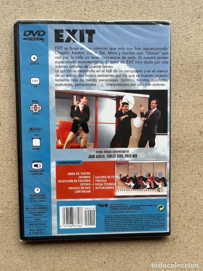 Cine: Exit / Tricicle / SLIM / Precintada / DVD / - Foto 2