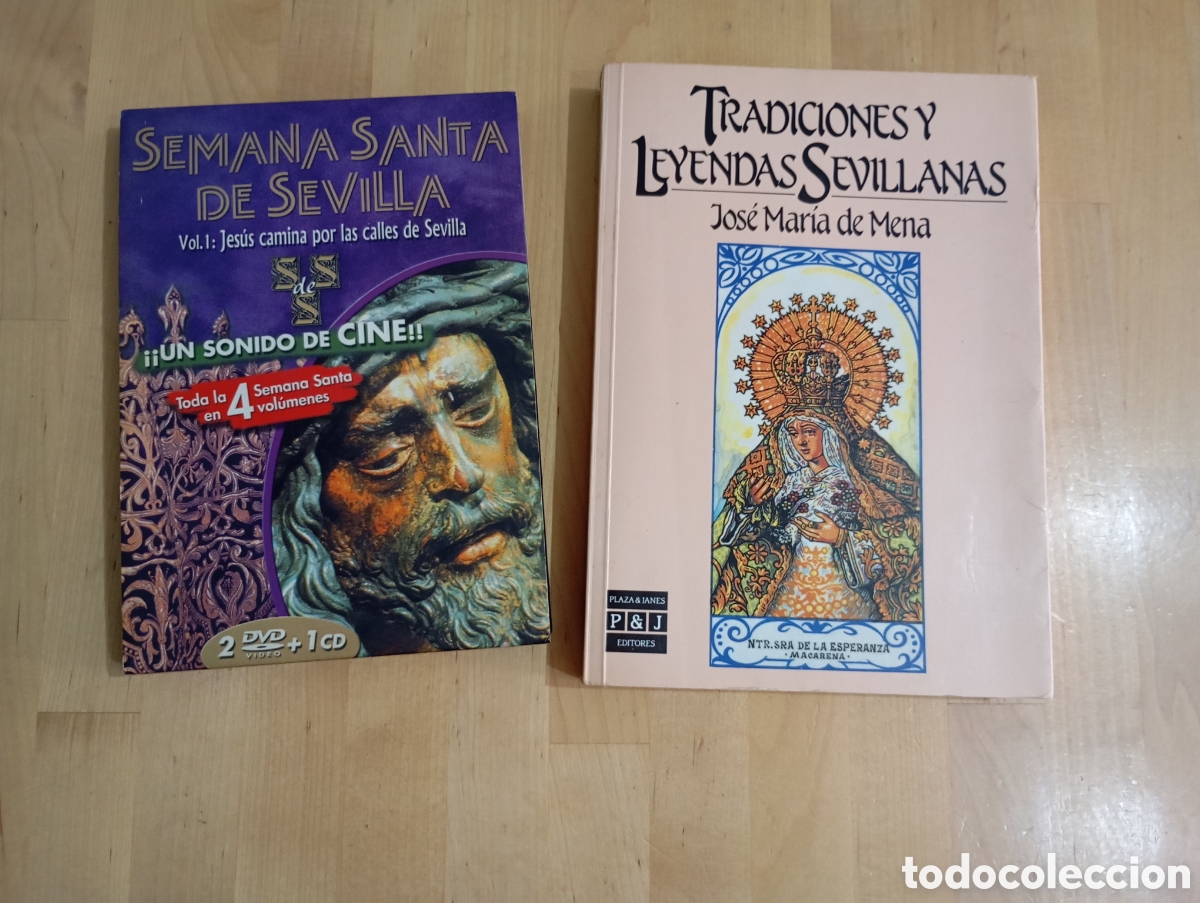 Cine: Semana Santa de Sevilla 2DVD+1CD Vol. 1 y Tradiciones leyendas Sevillanas J. Mar&iacute;a de Mena