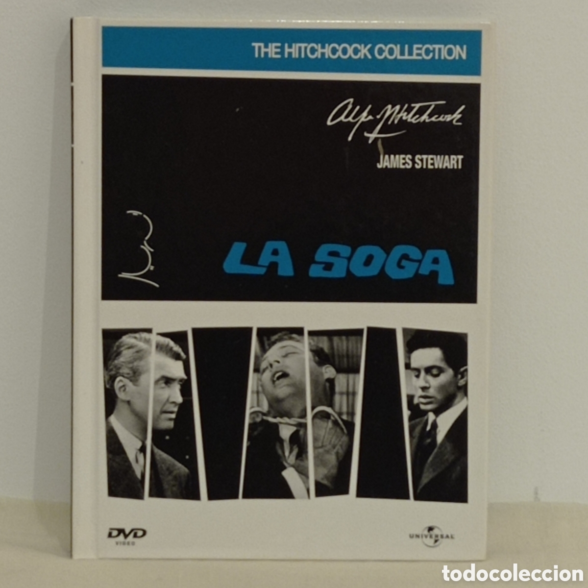 Cine: LA SOGA, A.HITCHCOCK (1948) -LIBRODVD, COMO NUEVO- obsequio otro dvd misma pelicula