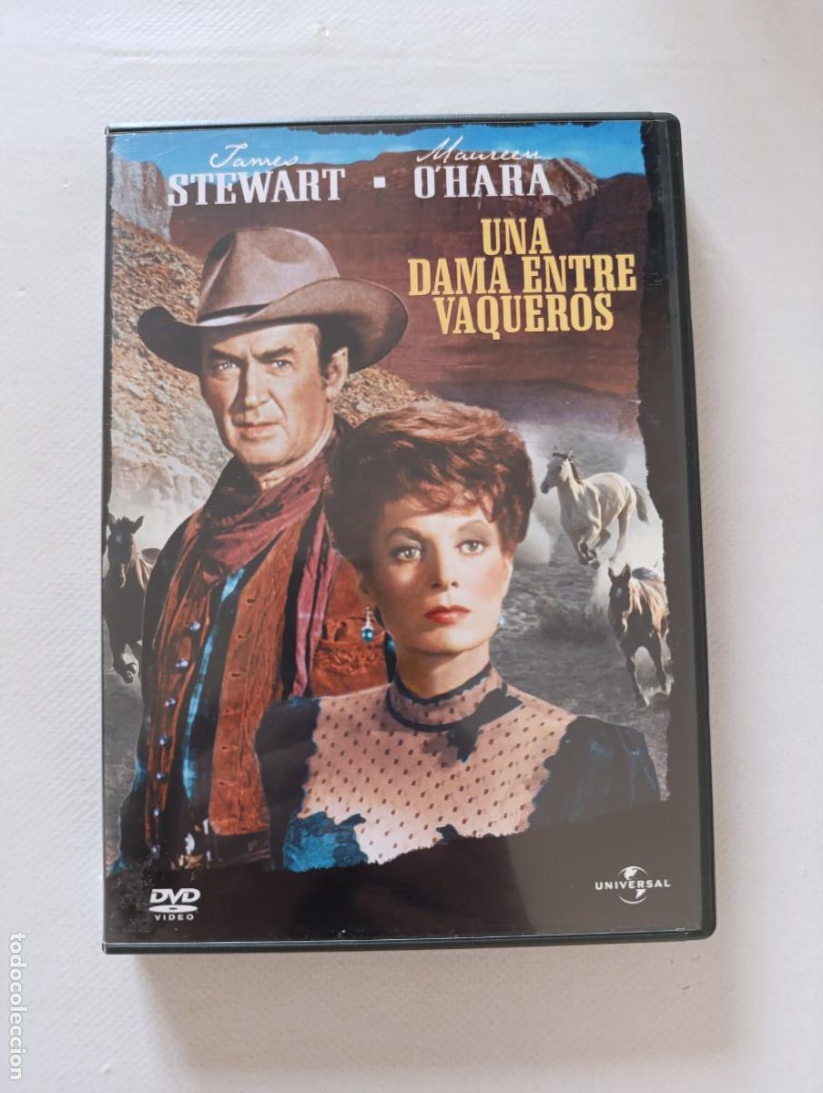 Cine: DVD UNA DAMA ENTRE VAQUEROS - JAMES STEWART, MAUREEN O'HARA (028)