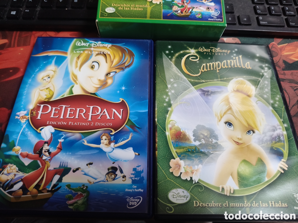 Cine: Campanilla y Peter pan edici&oacute;n limitada DVD - Foto 3
