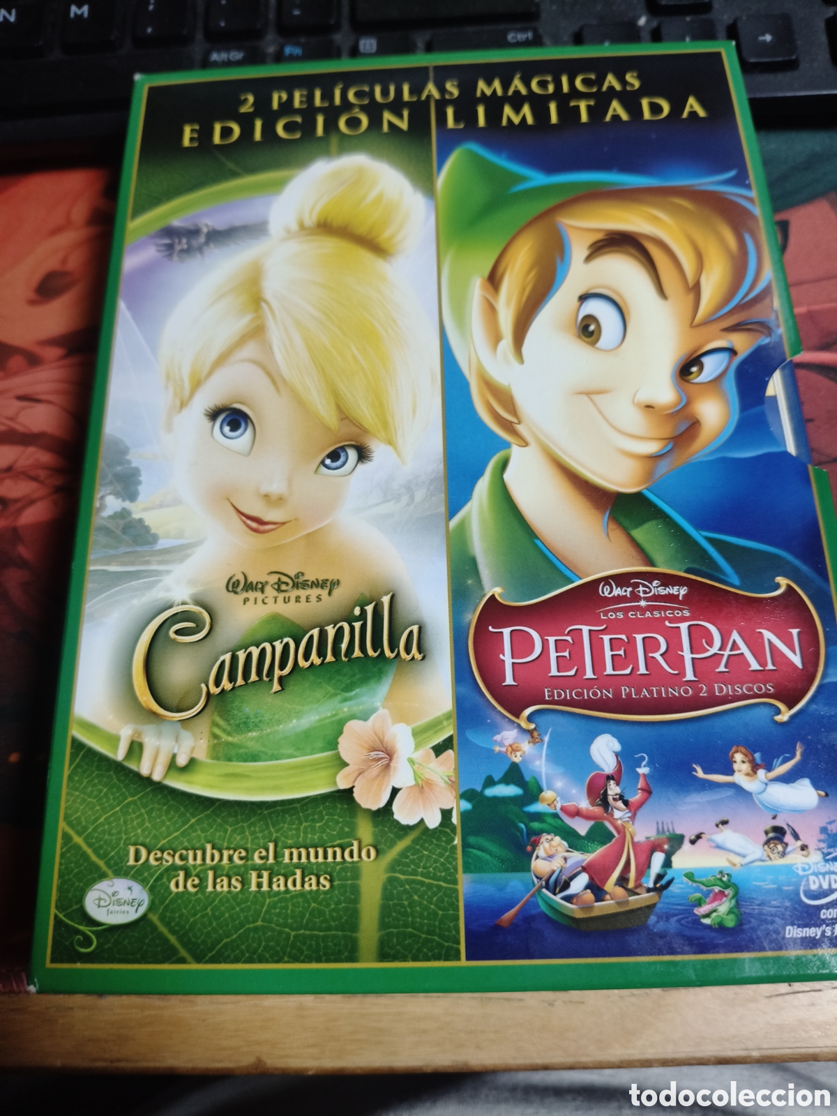 Cine: Campanilla y Peter pan edici&oacute;n limitada DVD - Foto 1