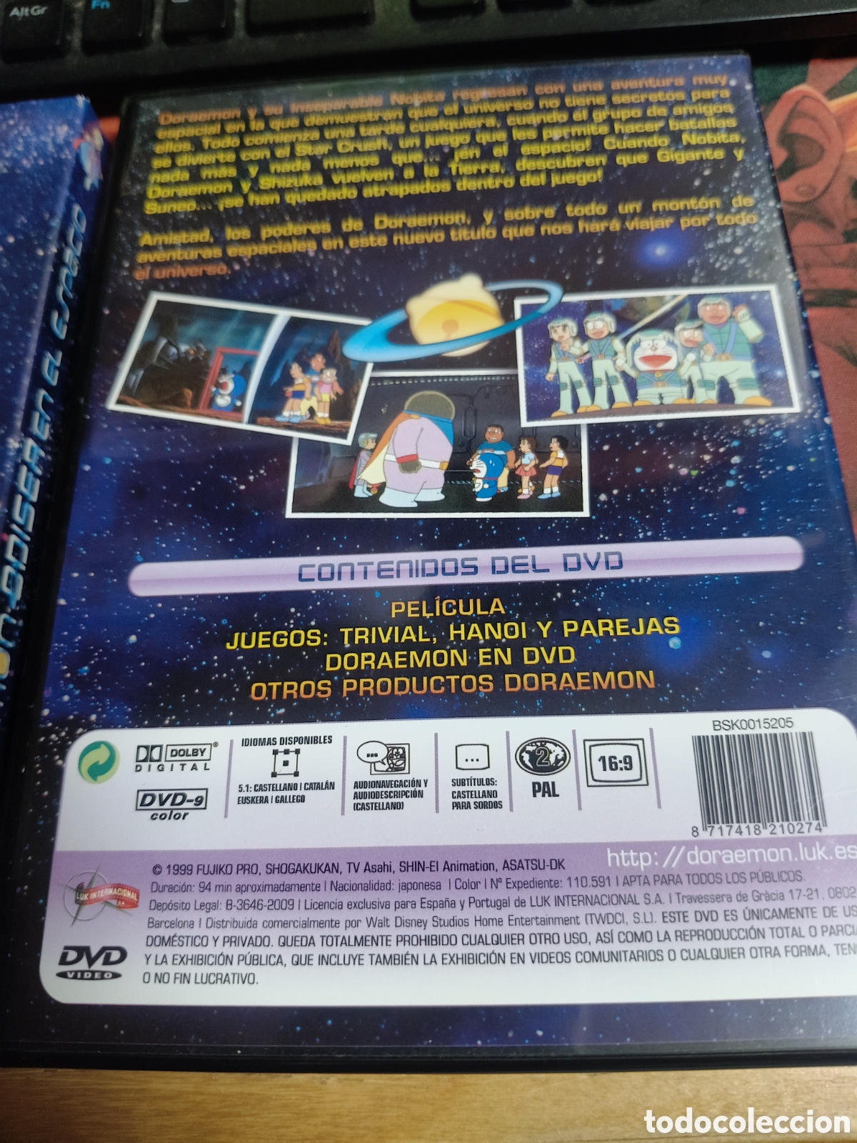 Cine: Doraemon odisea en el espacio DVD - Foto 2