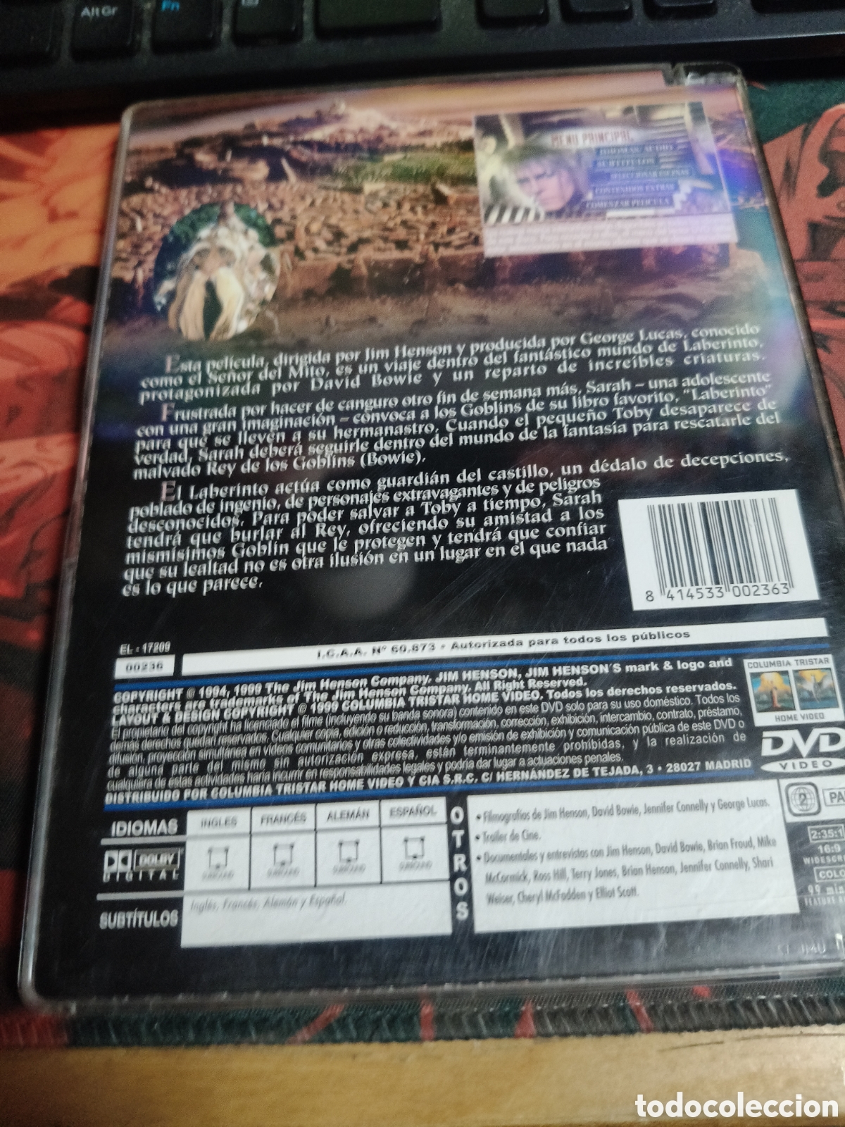 Cine: Dentro del laberinto DVD - Foto 2