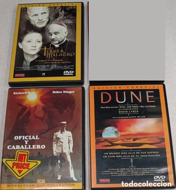 Cine: LOTE DE 3 PELICULAS EN DVD, DUNE, OFICIAL Y CABALLERO, EL TERCER MILAGRO