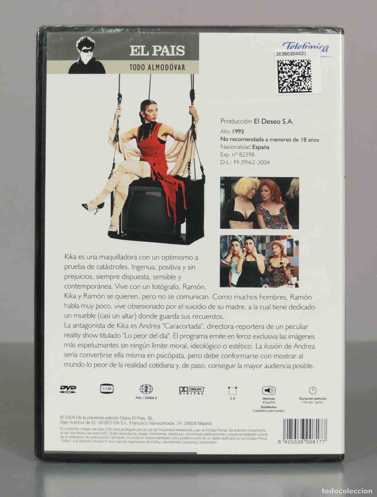 Cine: DVD. KIKA. PRECINTADO. - Foto 2