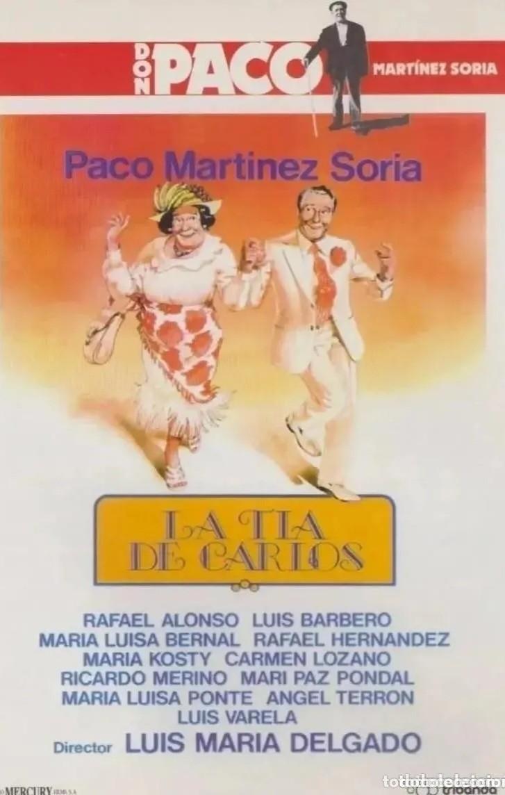 Cine: DVD La T&iacute;a De Carlos (descatalogado con Paco Martinez Soria, &lrm;Rafael Alonso&lrm;)