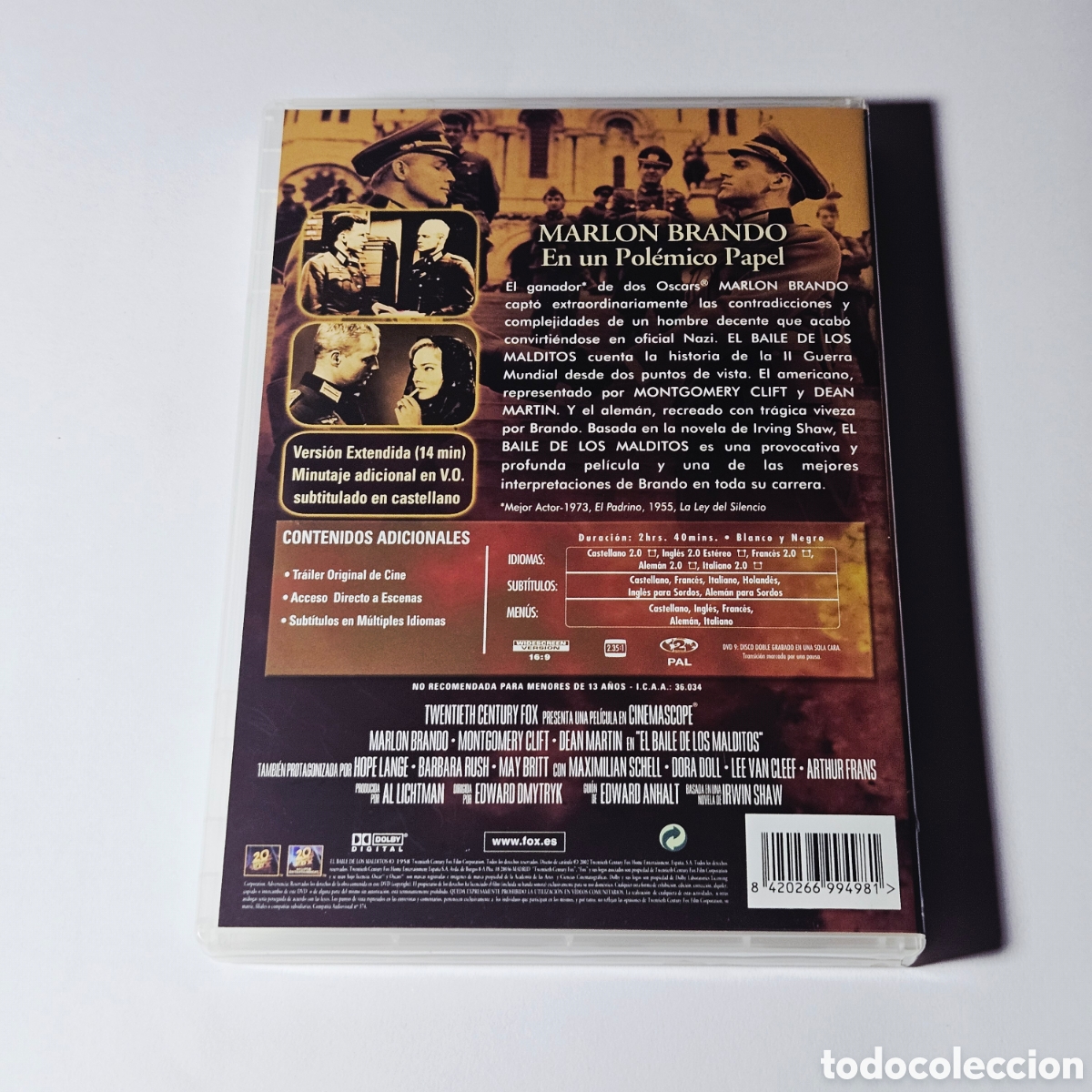 Cine: DVD. EL BAILE DE LOS MALDITOS - Foto 2