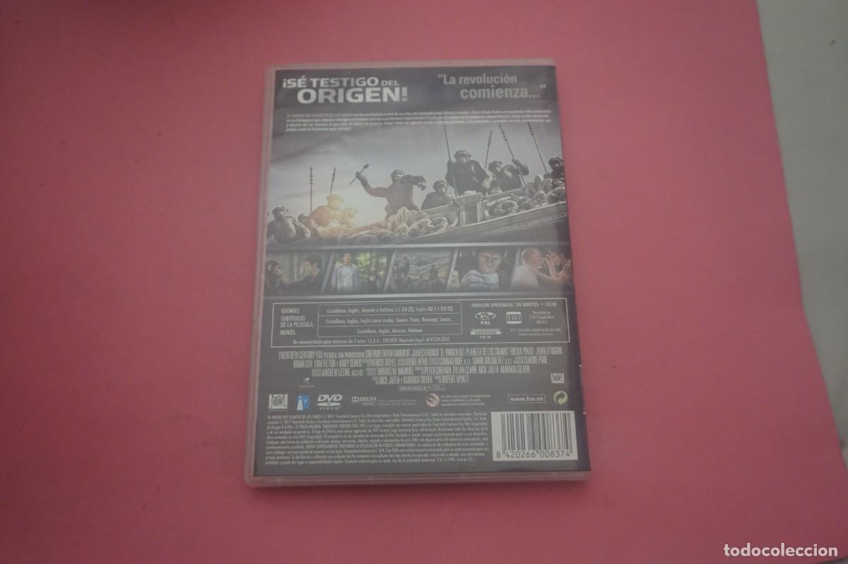 Cine: 2A/ DVD - EL ORIGEN DEL PLANETA DE LOS SIMIOS - Foto 3