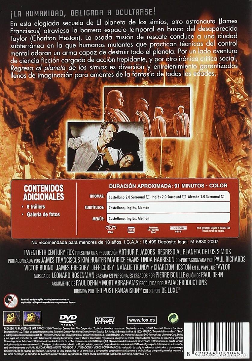 Cine: REGRESO AL PLANETA DE LOS SIMIOS - TED POST - Foto 2