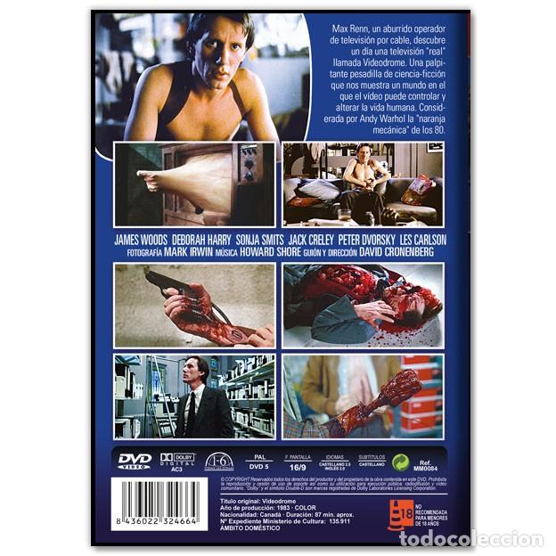 Cine: VIDEODROME DVD (Terror, David Cronenberg) - Foto 2
