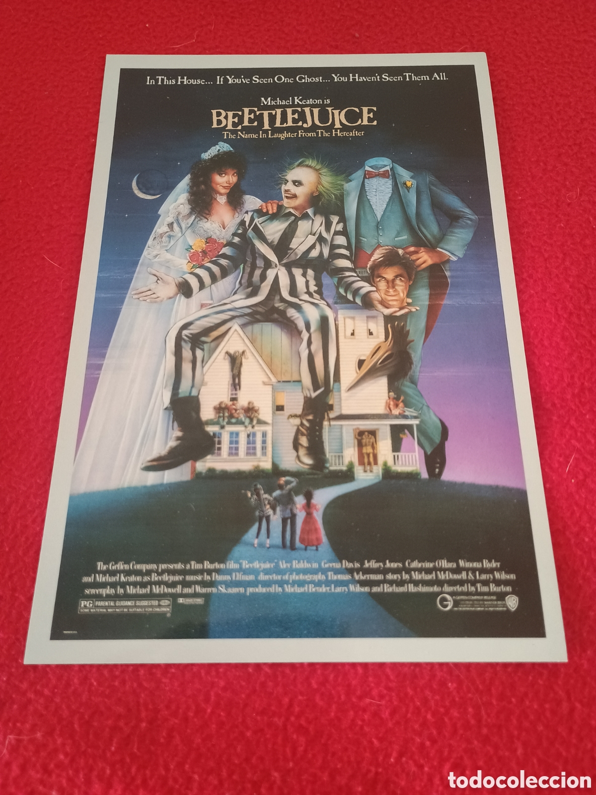 Cin&eacute;ma: Folleto - bitelchus Tim burton Michael Keaton geena Davis Alec baldwin