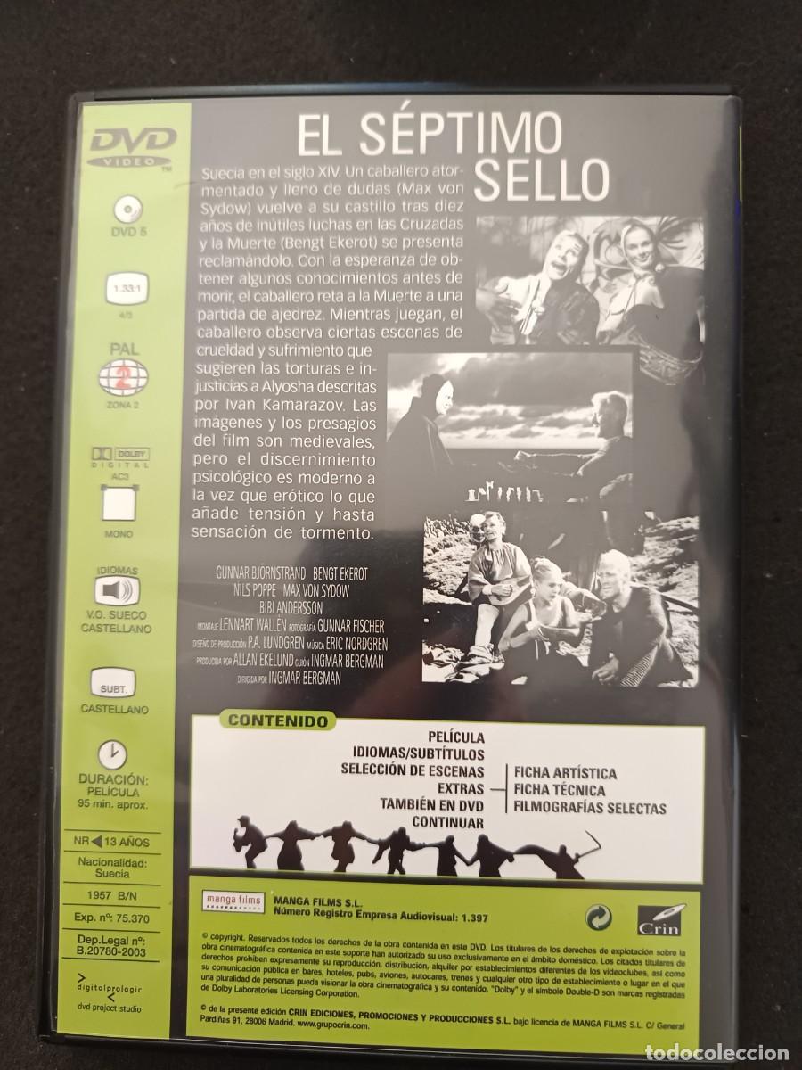 Cine: DVD. EL S&Eacute;PTIMO SELLO - Foto 2