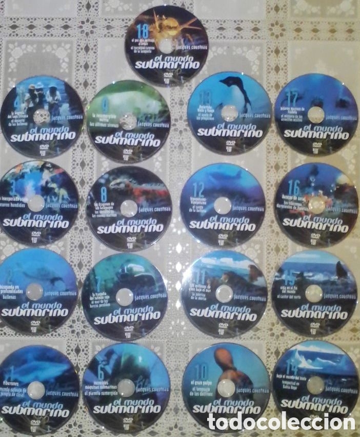 Cine: Colecci&oacute;n de DVD Jacques Cousteau - Foto 1