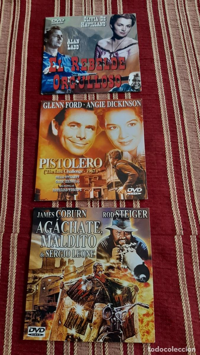 Cinema: LOTE DE 3 DVD'S PELICULAS DEL OESTE ( WESTERN)