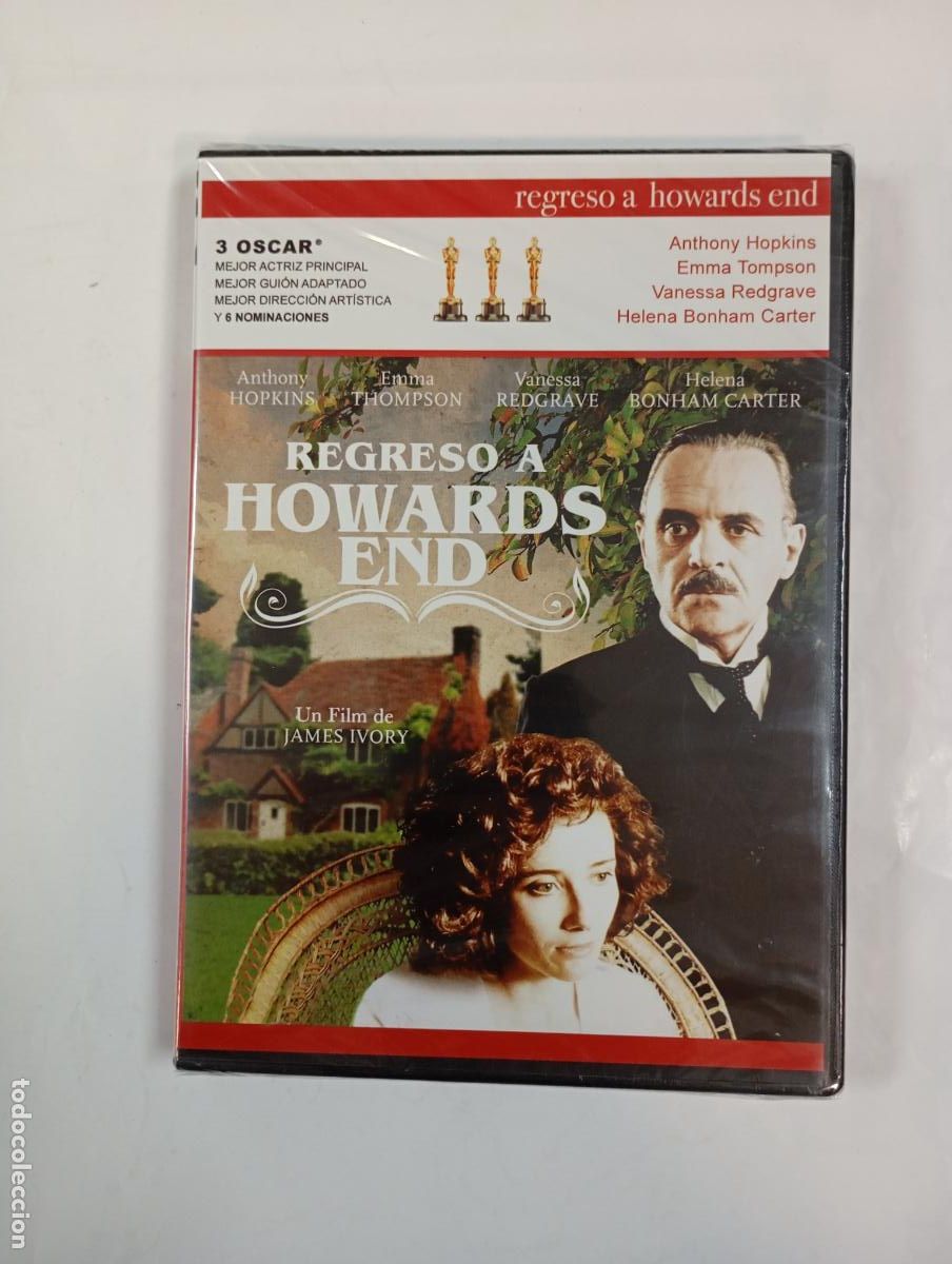 Kino: REGRESO A HOWARDS END. ANTHONY HOPKINS. NUEVO. DVD. TDKV144