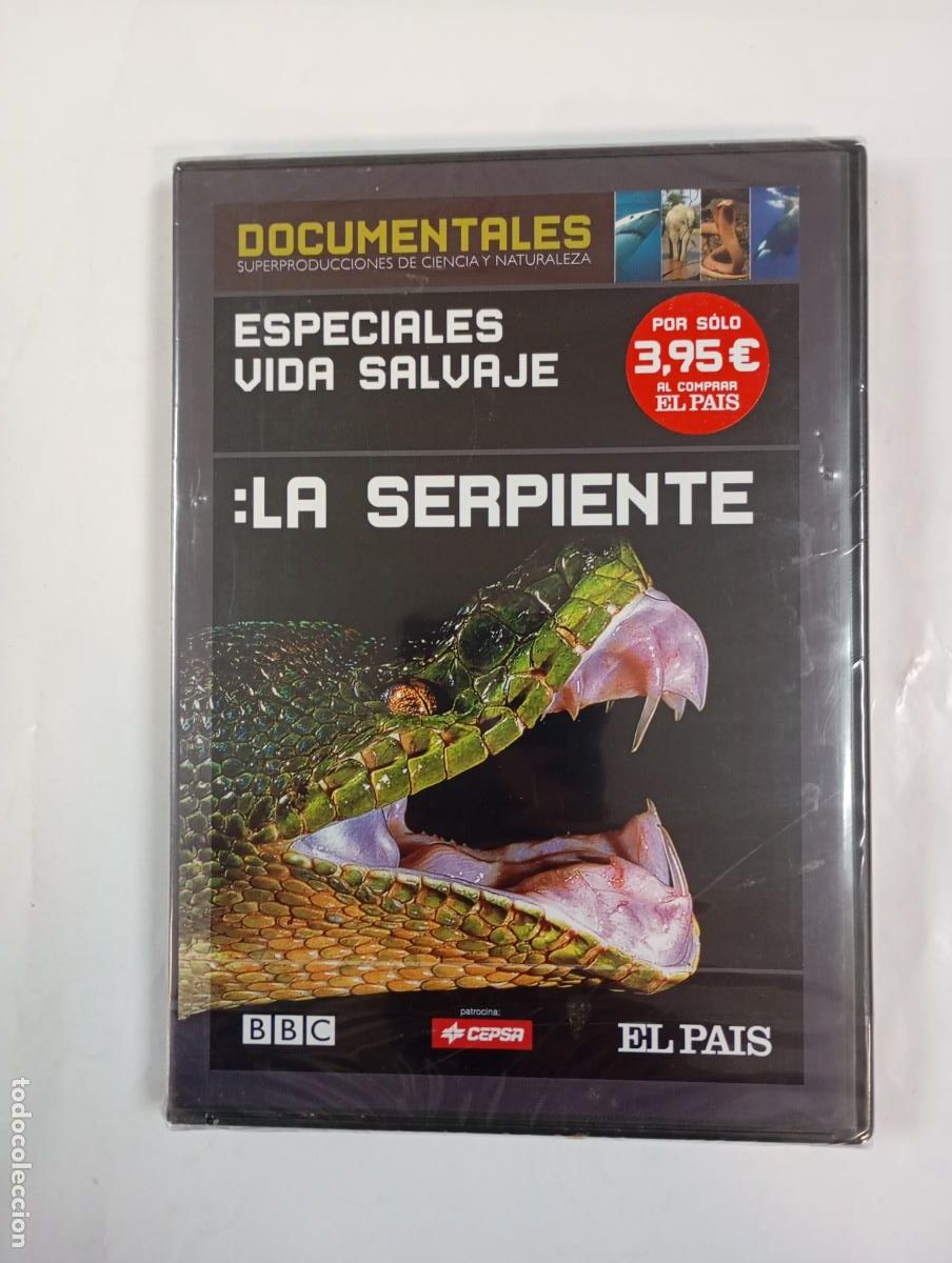 Kino: LA SERPIENTE. ESPECIALES VIDA SALVAJE. DOCUMENTALES BBC EL PA&Iacute;S N&ordm; 12. DVD. TDKV144