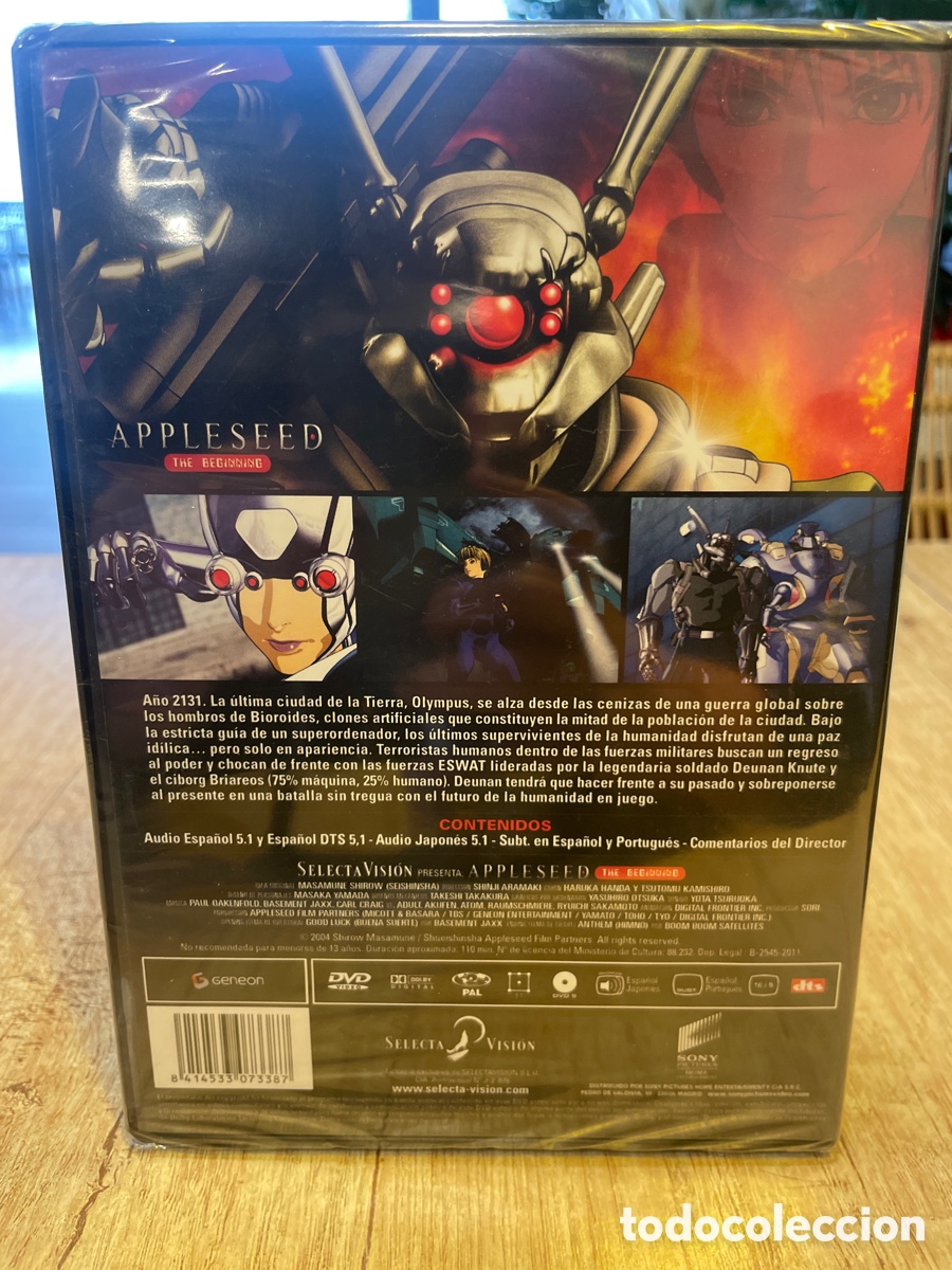 Cine: Appleseed DVD sin uso - Foto 2