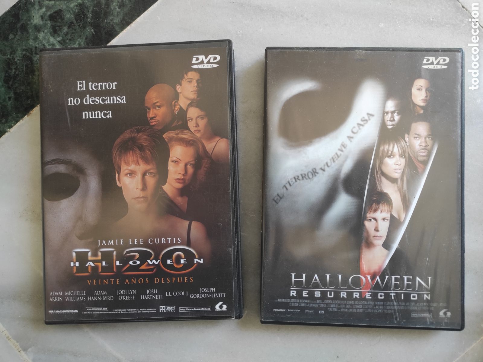 Cine: Halloween H2O y Resurrection (3 discos en total)