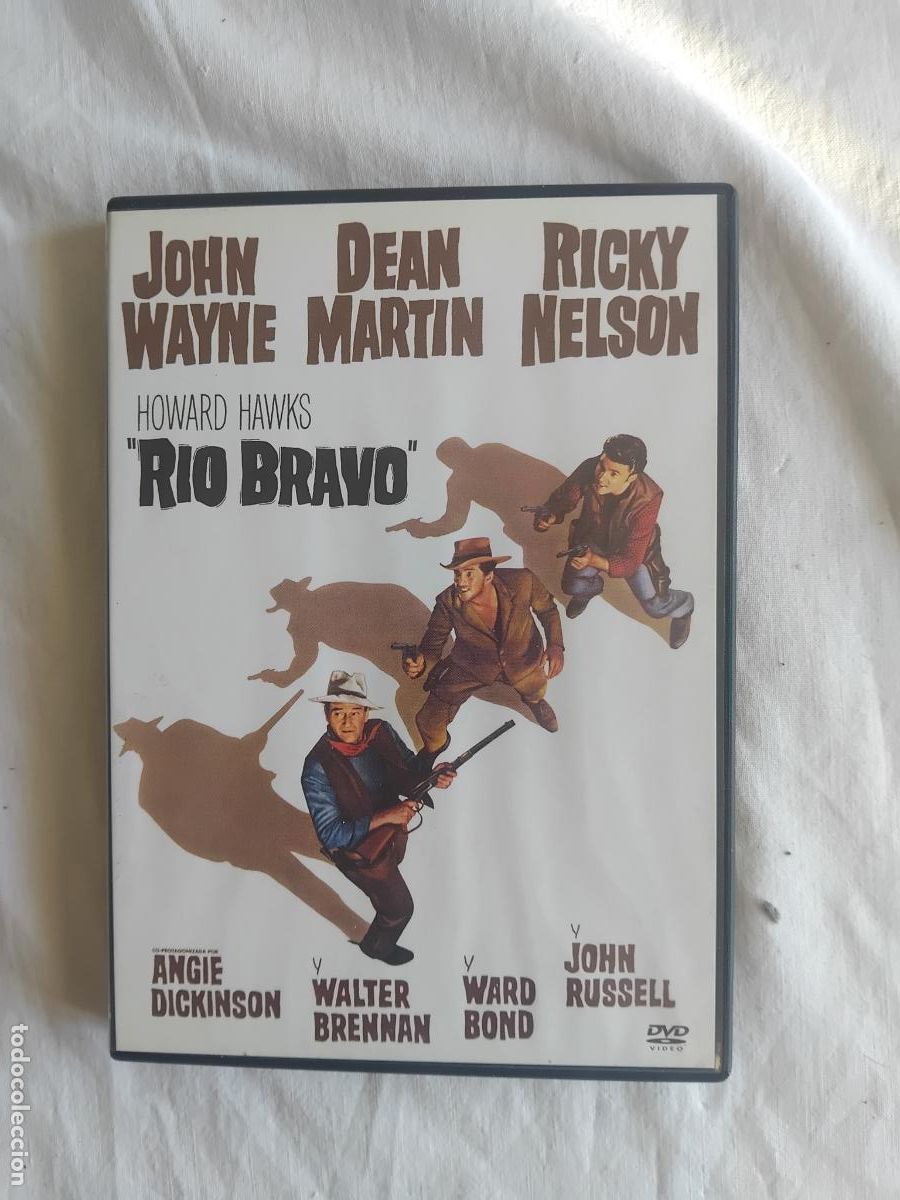 Cin&eacute;ma: DVD RIO BRAVO JOHN WAYNE. CON LIBRITO.