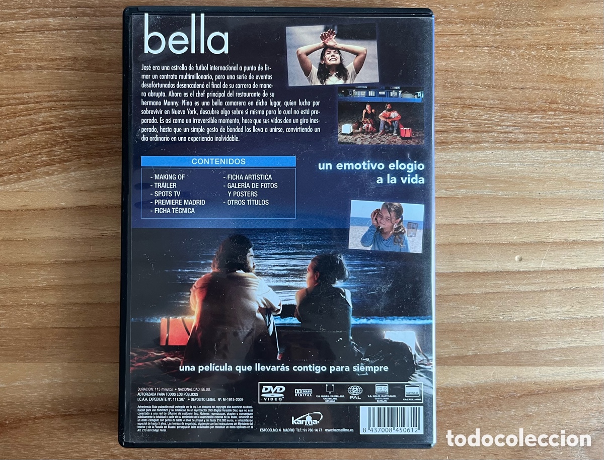 Cine: DVD Bella, de colecci&oacute;n privada - Foto 2