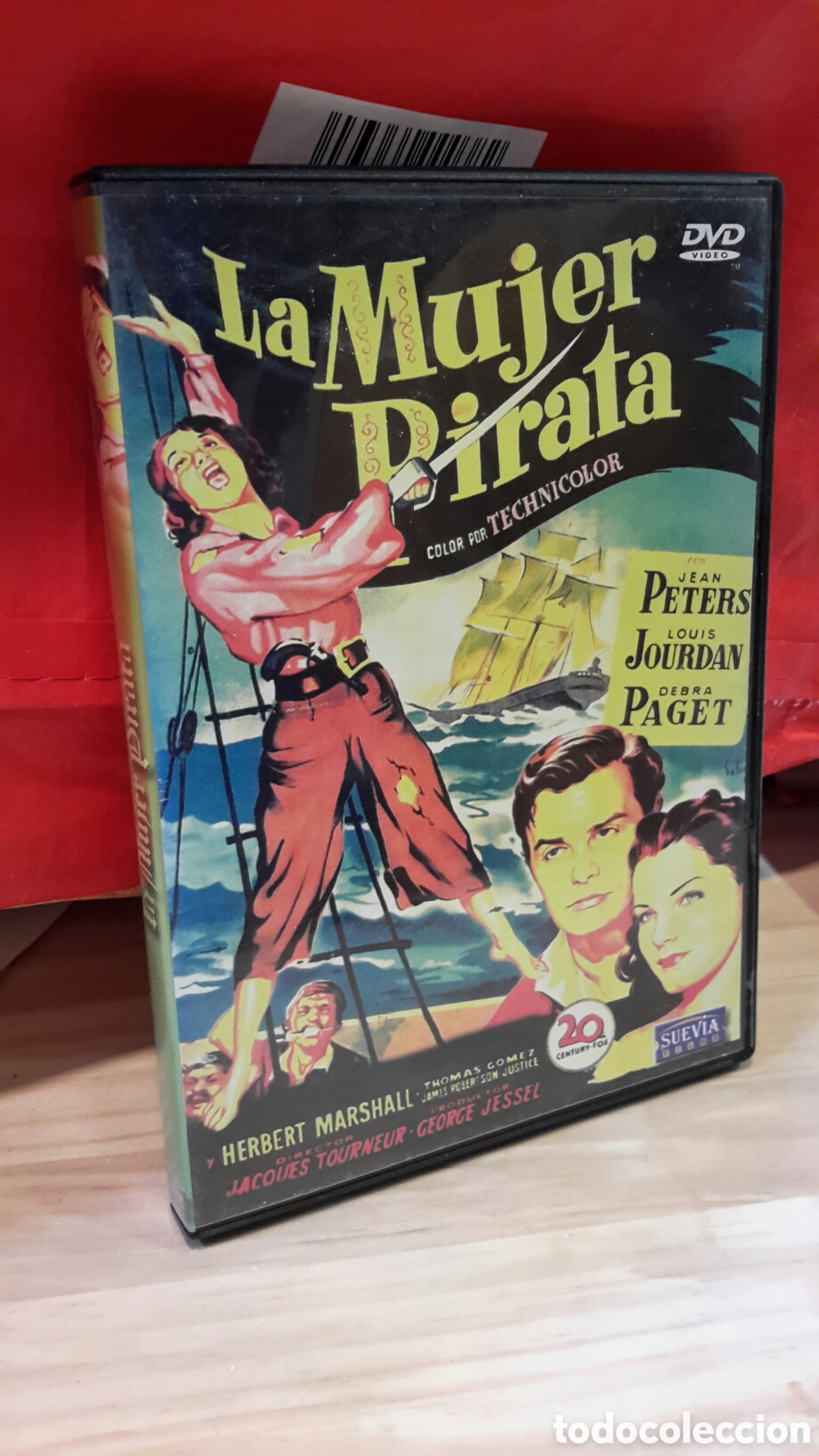 Cine: DVD - La Mujer Pirata. Color por Technicolor