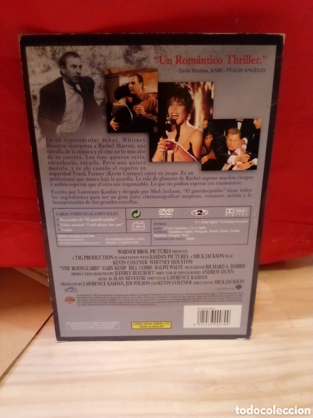 Cine: DVD - El guardaespaldas. Mick Jackson - Foto 2