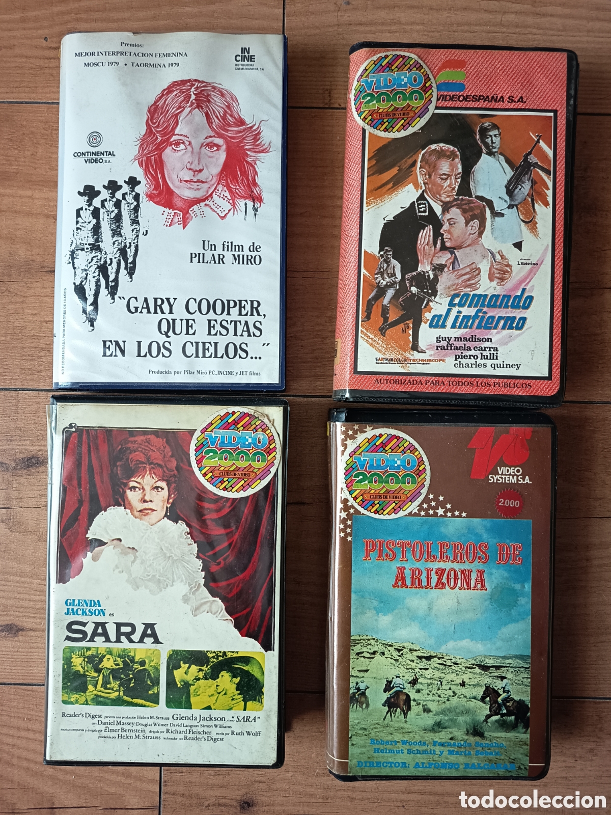 Cinema: Lote peliculas Video 2000. No son Beta ni VHS