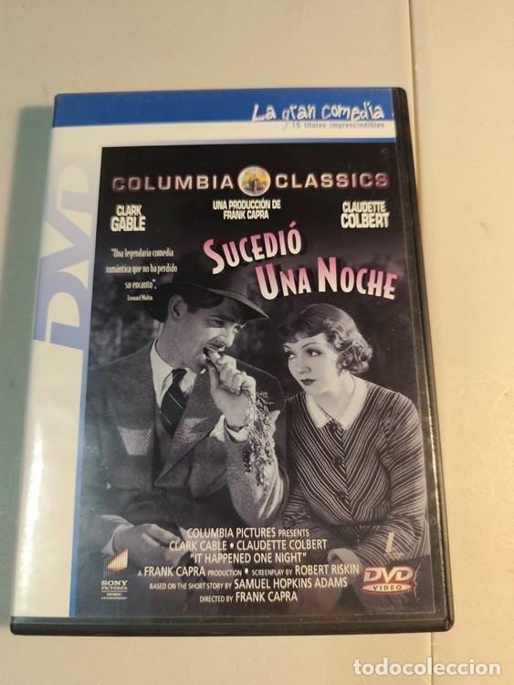 Cine: DVD - SUCEDI&Oacute; UNA NOCHE (GABLE, COLBERT, 1934)