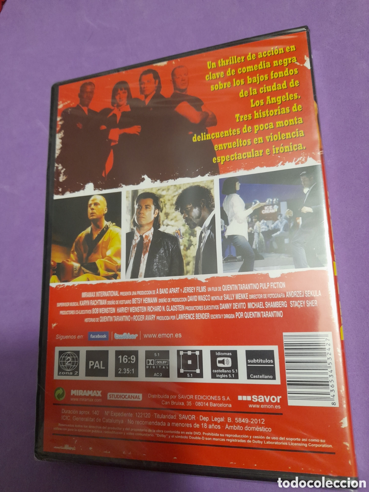 Cine: Pelicula en DVD, Pulp Fiction - Foto 2