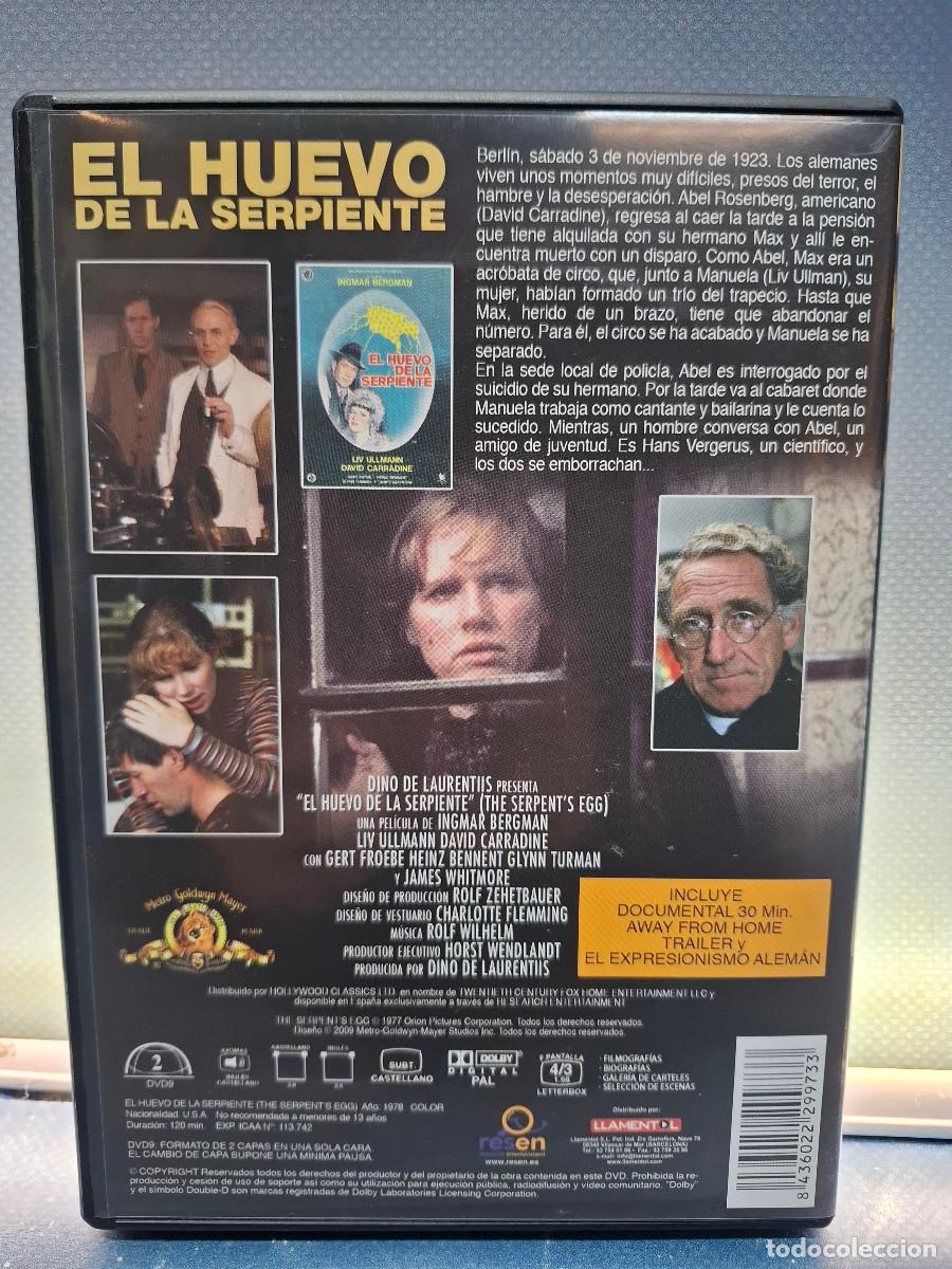 Cine: Dvd, El huevo de la serpiente - Foto 2