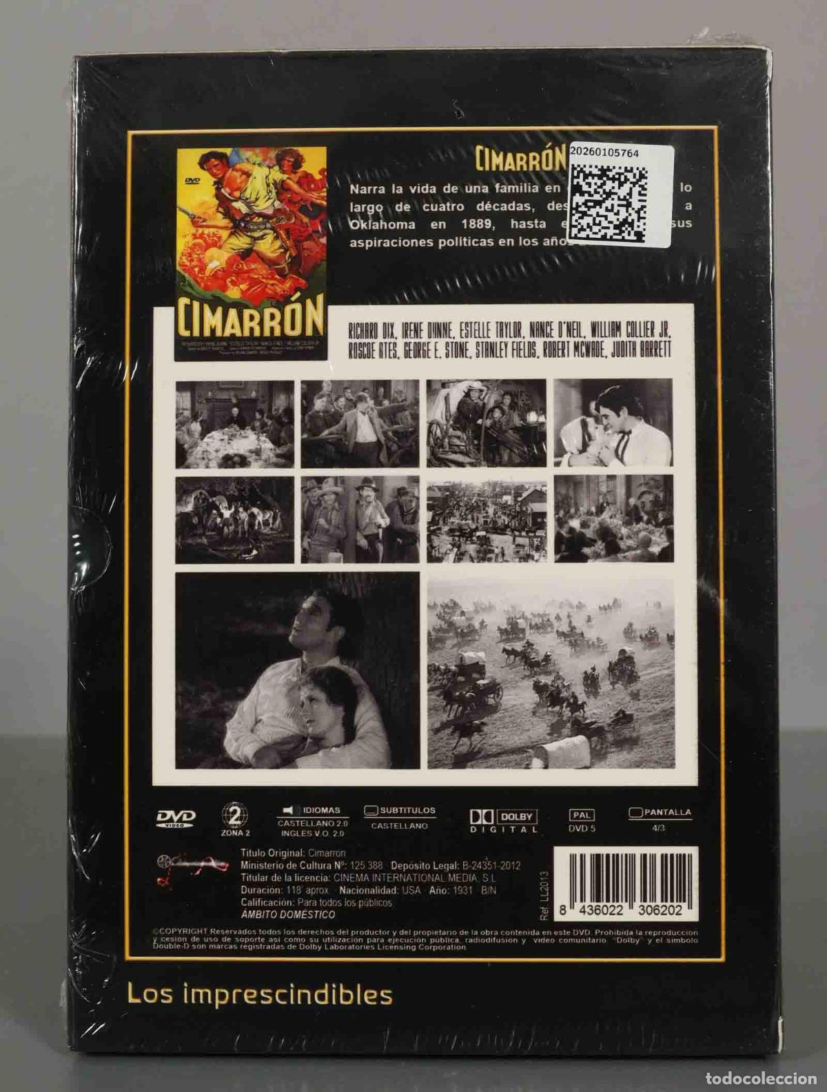 Cine: DVD. CIMARR&Oacute;N. PRECINTADO. - Foto 2