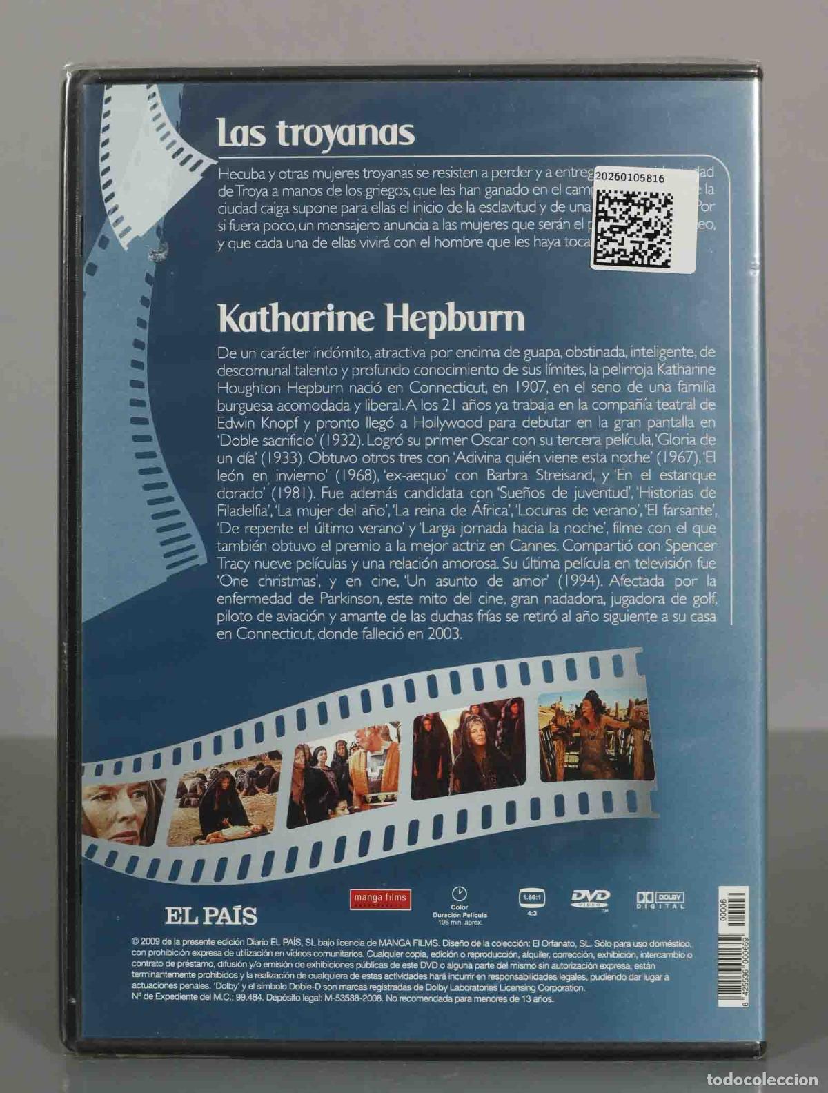 Cine: DVD. LAS TROYANAS. PRECINTADO. - Foto 2