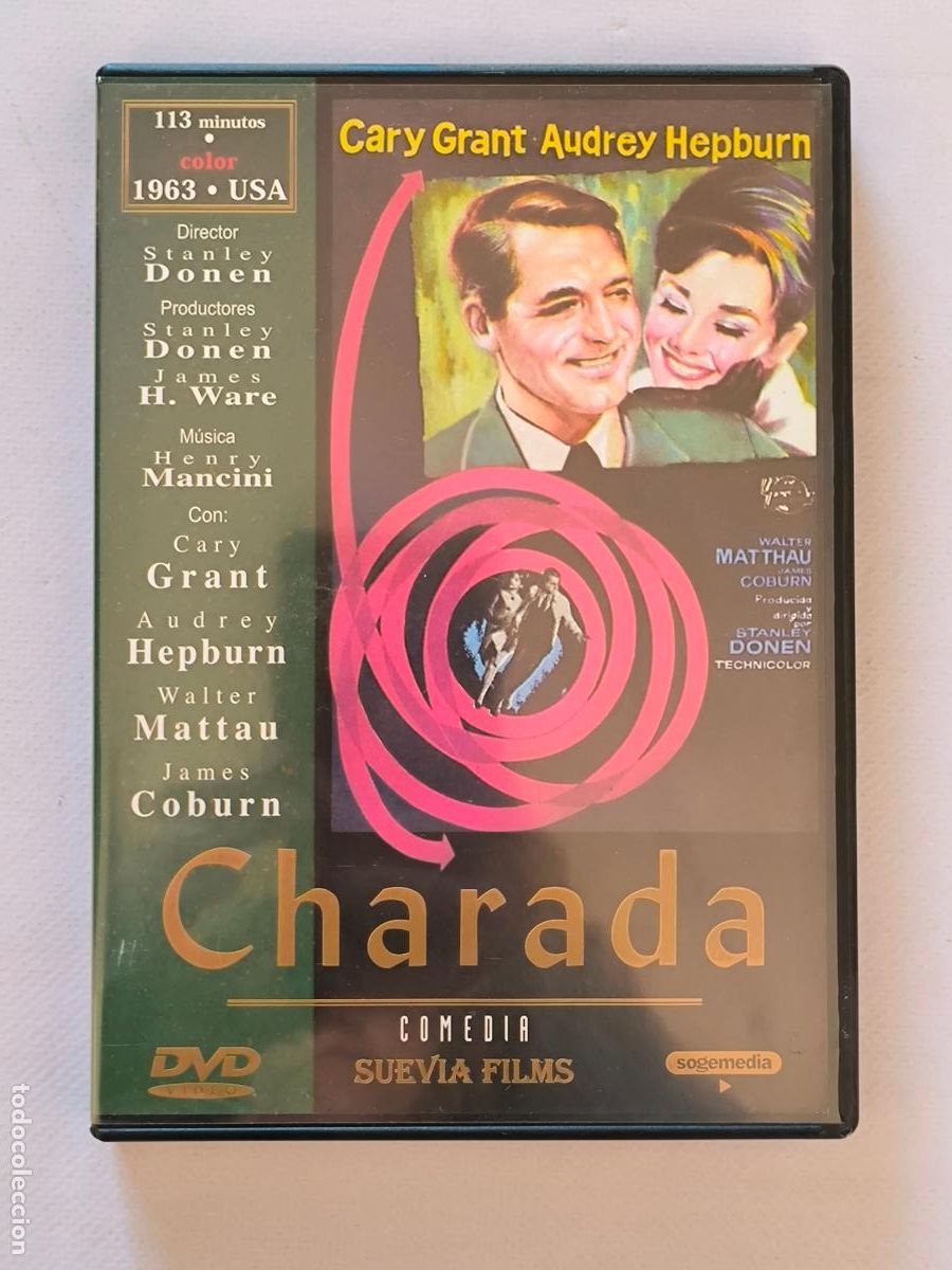 Cine: DVD CHARADA - STANLEY DONEN, CARY GRANT (216)