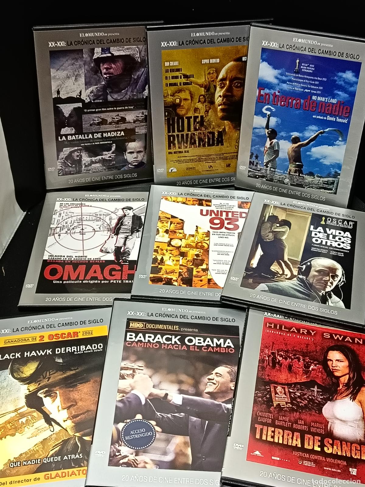 Cin&eacute;ma: Conflictos Belicos Cronica del cambio de Siglo Lote de 9 Peliculas en DVD: Hotel Rwanda, Black Hawk