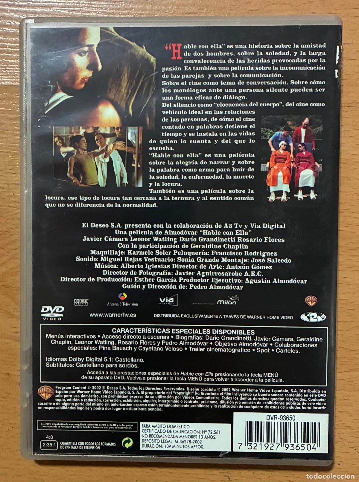 Cine: HABLE CON ELLA, DVD, Almodovar - Foto 2