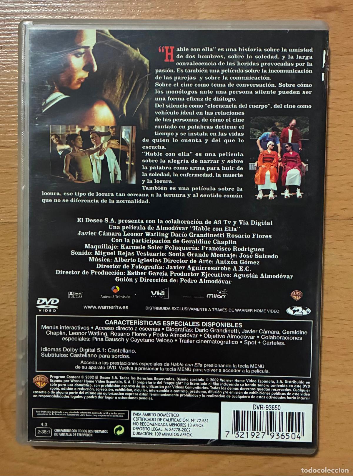Cine: HABLE CON ELLA, DVD, Almodovar - Foto 4