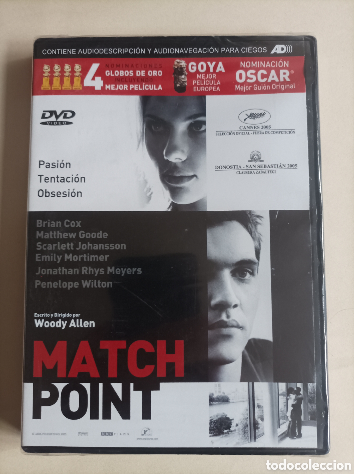 Cine: Match point. Woody Allen. DVD. Nuevo. Precintado