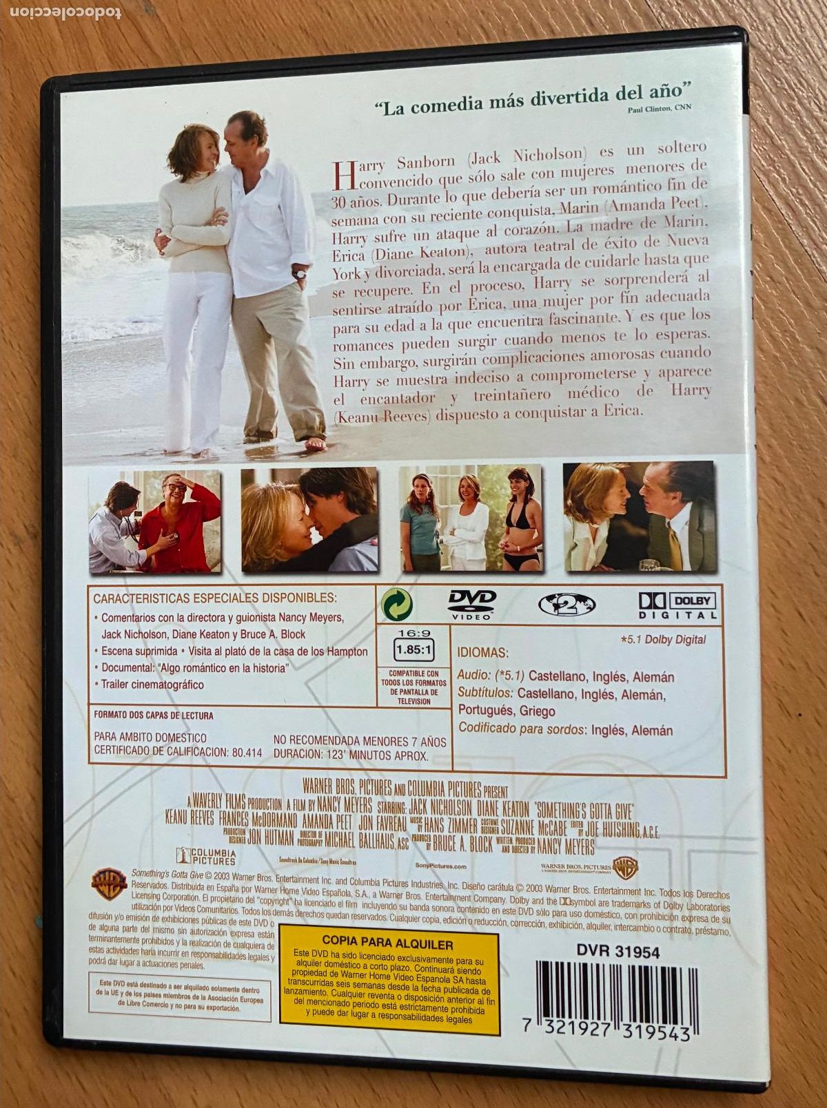 Cine: CUANDO MENOS TE LO ESPERAS, DVD - Foto 3