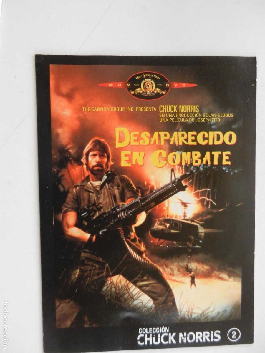 Cine: CHUCK NORRIS -DESAPARECIDO EN COMBATE - DVD - N&ordm; 2
