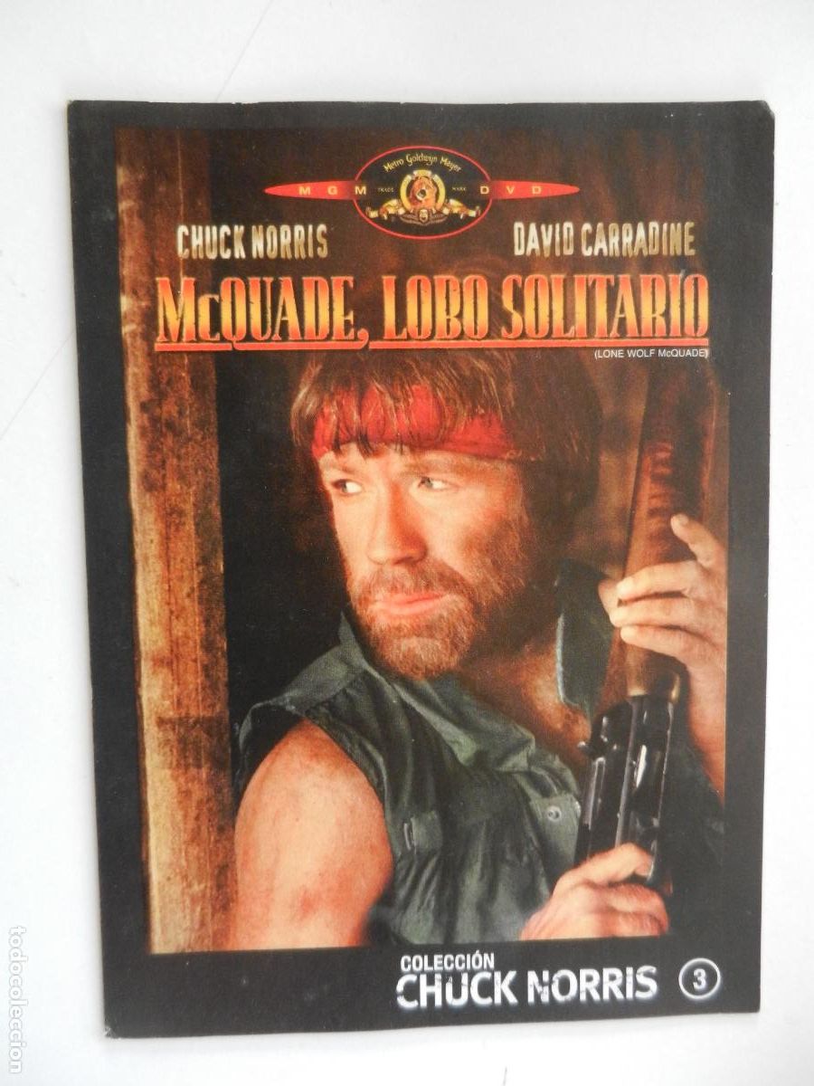 Cine: CHUCK NORRIS -McQUADE , LOBO SOLITARIO - DVD - N&ordm; 3 - DAVID CARRADINE