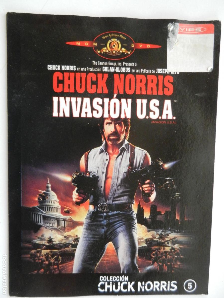 Cine: CHUCK NORRIS -INVASION U.S.A.- DVD - N&ordm; 5 -